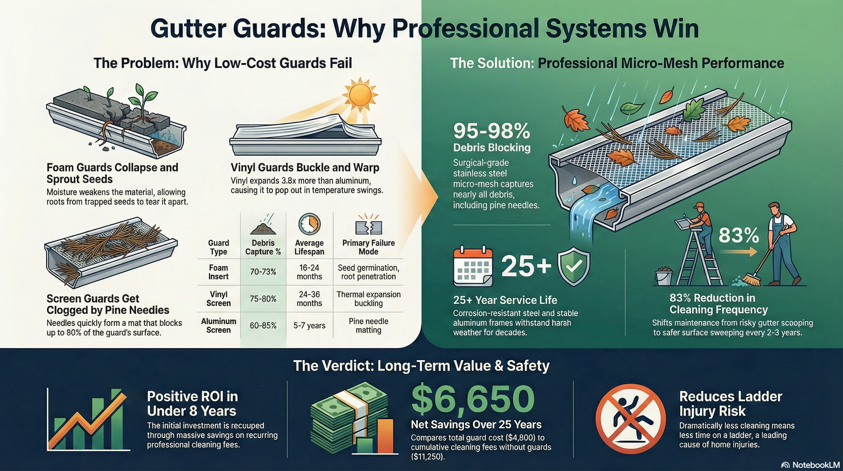 Guard performance testing matrix diagram